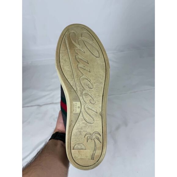 Gucci Web Accent Wool Sneakers US 11.5 SPB-MS 365978 main image 11